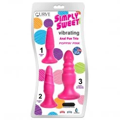 Simply Sweet Vibrating Anal Fun Trio -