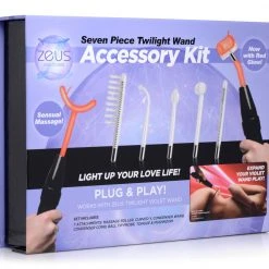 Zeus Electrosex 7 Piece Twilight Wand Accessory Kit