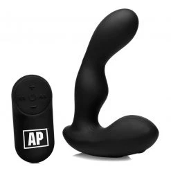 Alpha-Pro Anal 7X P-Stroke Silicone Prostate Stimulator With Stroking Shaft