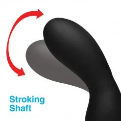 Alpha-Pro Anal 7X P-Stroke Silicone Prostate Stimulator With Stroking Shaft