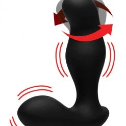Alpha-Pro Anal 7X P-Gyro Silicone Prostate Stimulator With Gyrating Shaft