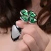 Booty Sparks Lucky Clover Gem Anal Plug - Small
