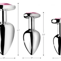 Booty Sparks Heart Anal Plug Set