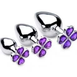 Booty Sparks Flower Hearts Anal Plug Set