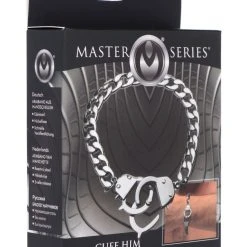 Master Series Cuff Him Handcuff Bracelet BDSM