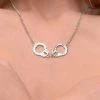 Master Series Cuff Her Handcuff Necklace BDSM