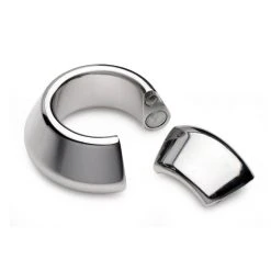 Master Series BDSM Magna-Chute Magnetic Ball Stretcher