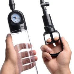 Size Matters Trigger Penis Pump With Built-in Pressure Gauge