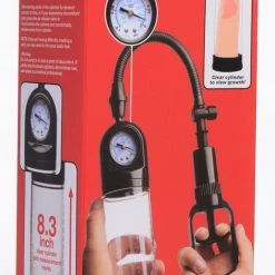 Size Matters Trigger Penis Pump With Built-in Pressure Gauge