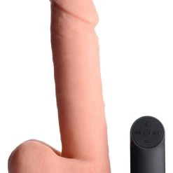Big Shot Vibrating Remote Control Silicone Dildo With Balls - 9 Inch Dildos & Strap-Ons