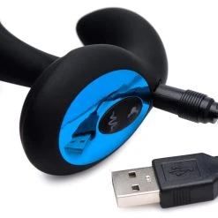 Alpha-Pro Anal 7X Bendable Prostate Stimulator With Stroking Bead