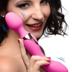 Wand Essentials 10X Dual Duchess 2-in-1 Silicone Massager Vibrators
