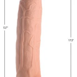 Master Cock Raging Rhino 17 Inch Veiny Dildo -