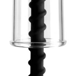 Master Series Rosebud Driller Cylinder With Silicone Swirl Insert