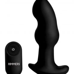 Rimmers Anal Gyro-I 10X Beaded Rimming Butt Plug With Remote Control