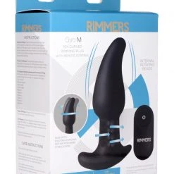 Rimmers Gyro-M 10X Curved Rimming Plug With Remote Control