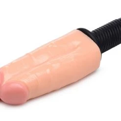 Master Series Double Decker 13X Vibrating Dual Dildo Thruster