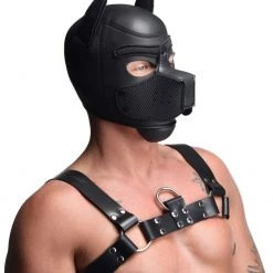 Master Series BDSM Spike Neoprene Puppy Hood -