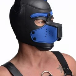 Master Series BDSM Spike Neoprene Puppy Hood -