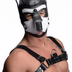 Master Series BDSM Spike Neoprene Puppy Hood -