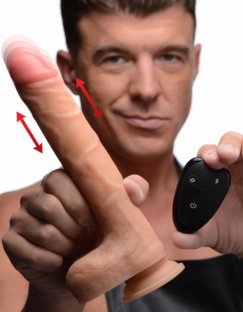 Strap U Dildos & Strap-Ons 7X Thrusting Dildo With Remote Control 2 Strap U Dildos & Strap-Ons 7X Thrusting Dildo With Remote Control