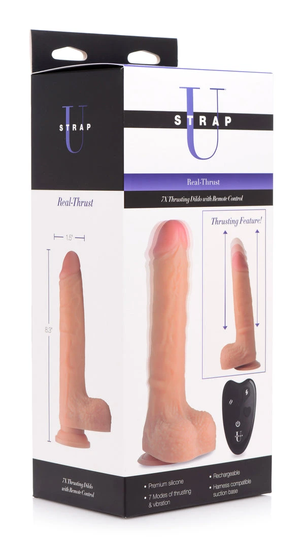 Strap U Dildos & Strap-Ons 7X Thrusting Dildo With Remote Control 8 Strap U Dildos & Strap-Ons 7X Thrusting Dildo With Remote Control