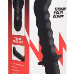 Ass Thumpers The Skew 10X Silicone Vibrator With Handle Penis Pleasure