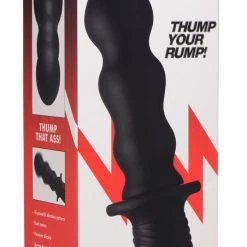 Ass Thumpers Penis Pleasure The Groove 10X Silicone Vibrator With Handle