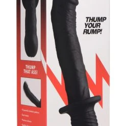 Ass Thumpers The Large Realistic 10X Silicone Vibrator With Handle Penis Pleasure