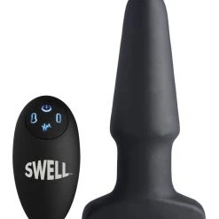 Swell Worlds First Remote Control Inflatable 10X Vibrating Silicone Anal Plug