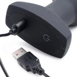 Swell Worlds First Remote Control Inflatable 10X Vibrating Curved Silicone Anal Plug