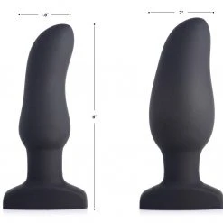 Swell Worlds First Remote Control Inflatable 10X Vibrating Curved Silicone Anal Plug
