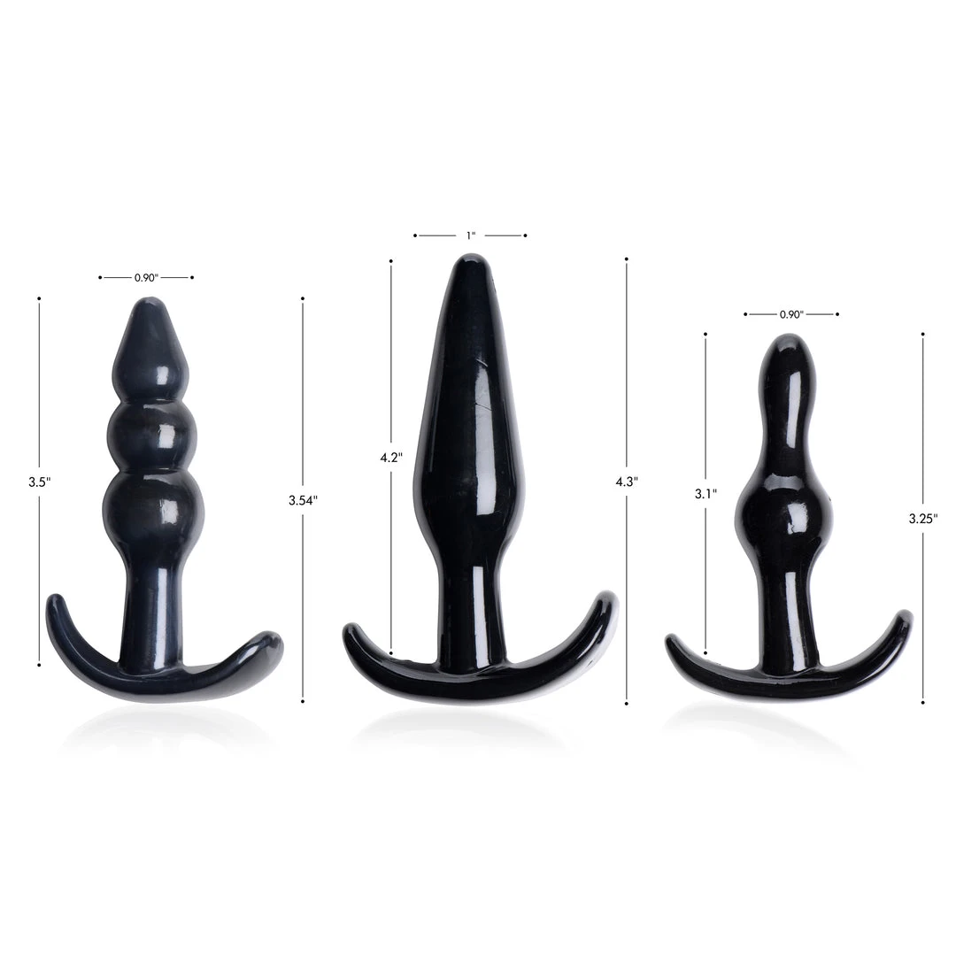 Frisky Anal Teaser Comfort Plug Set 2 Frisky Anal Teaser Comfort Plug Set