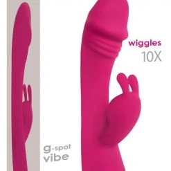 Power Bunnies Wiggles 10X Silicone Rabbit Vibrator Vibrators