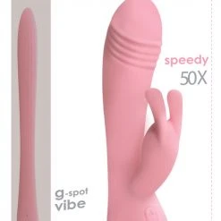 Power Bunnies Speedy 50X Silicone Rabbit Vibrator