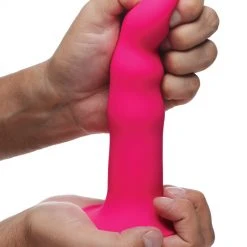Squeeze-It Squeezable Wavy Dildo - Dildos & Strap-Ons