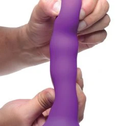 Squeeze-It Squeezable Wavy Dildo - Dildos & Strap-Ons