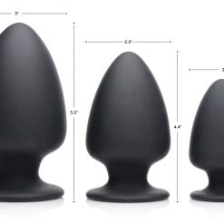 Squeeze-It Squeezable Silicone Anal Plug - Large