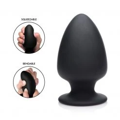 Squeeze-It Squeezable Silicone Anal Plug - Large