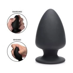 Squeeze-It Squeezable Silicone Anal Plug - Large