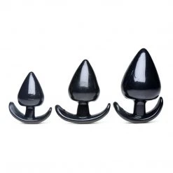 Master Series Triple Spades 3 Piece Anal Plug Set