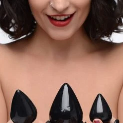 Master Series Triple Spades 3 Piece Anal Plug Set