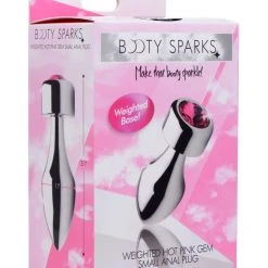 Booty Sparks Hot Gem Weighted Anal Plug - Medium