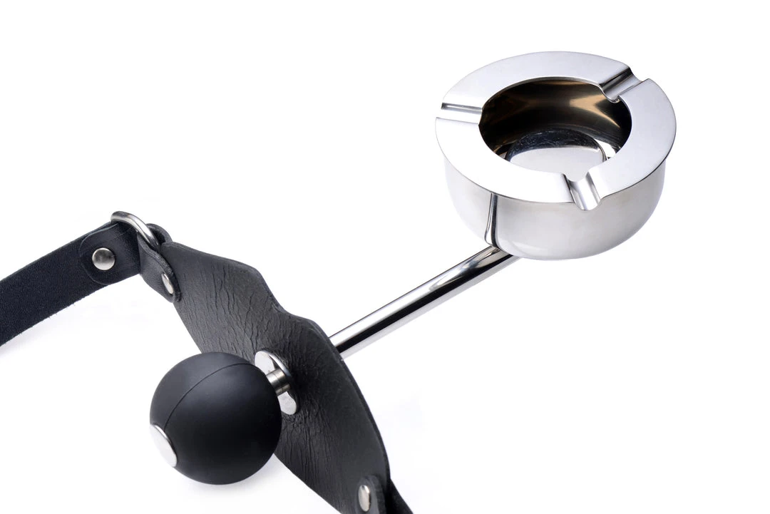 Master Series BDSM Ashtray Ball Gag 4 Master Series BDSM Ashtray Ball Gag
