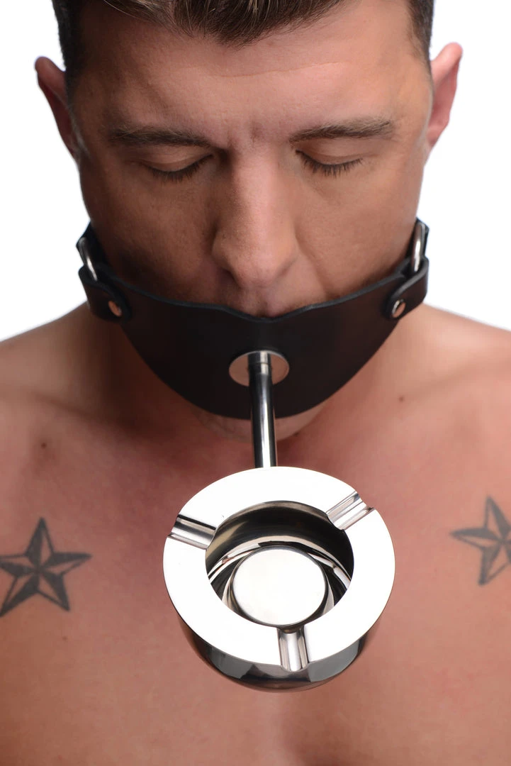 Master Series BDSM Ashtray Ball Gag 3 Master Series BDSM Ashtray Ball Gag