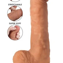 Easy Riders Dual Density Silicone Dildo - 9 Inch