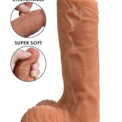 Easy Riders Dual Density Silicone Dildo - 9 Inch