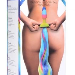 Tailz Rainbow Unicorn Tail Anal Plug