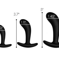 Master Series Dark Delights 3 Piece Curved Anal Trainer Set