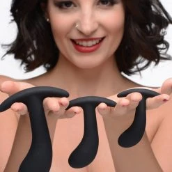 Master Series Dark Delights 3 Piece Curved Anal Trainer Set